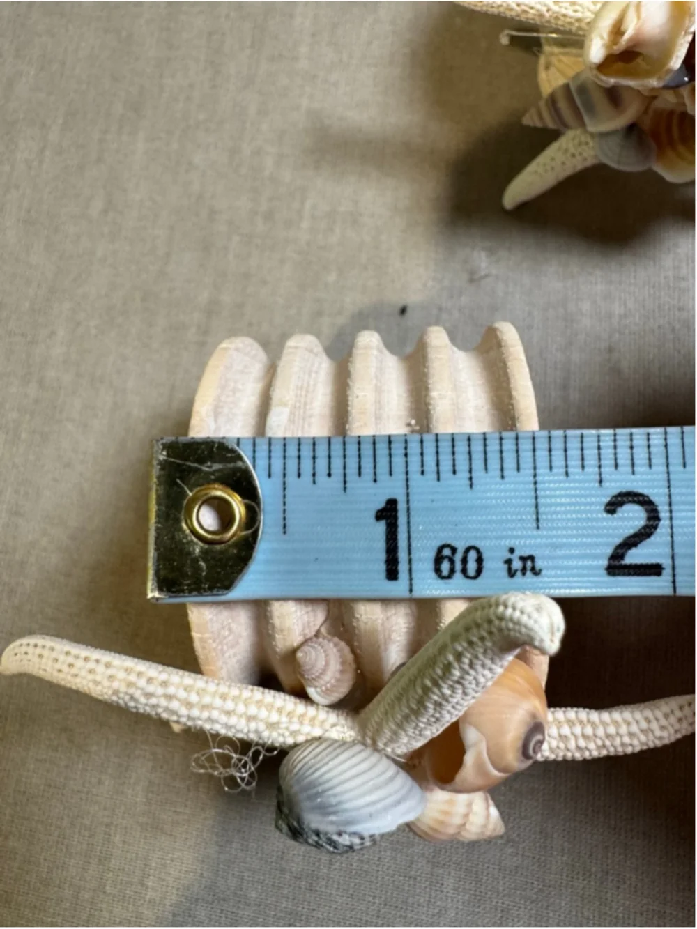 Unbranded Nautical Beach Seashell Starfish Napkin Rings Set of 3